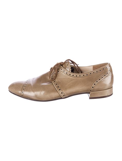 prada women ivory oxford|ladies prada shoes.